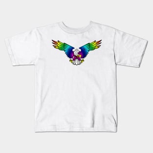 Rainbow Eagle Kids T-Shirt